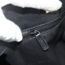 GUCCI GG Canvas Tote Bag Black Gold 002 1097 Auth ti3861-18