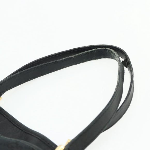 GUCCI GG Canvas Tote Bag Black Gold 002 1097 Auth ti3861