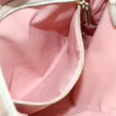 GUCCI GG Canvas Sherry Line Shoulder Bag Pink Gold 144388 Auth ti3863-22
