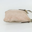 GUCCI GG Canvas Sherry Line Shoulder Bag Pink Gold 144388 Auth ti3863-4