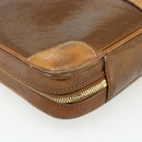 LOUIS VUITTON Monogram Vernis Van Damme Hand Bag Bronze M91125 LV Auth ti3865-15