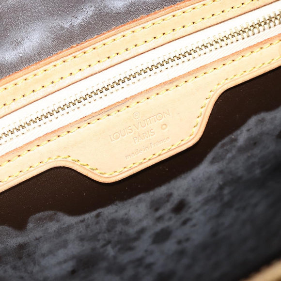 LOUIS VUITTON Monogram Vernis Van Damme Hand Bag Bronze M91125 LV Auth ti3865