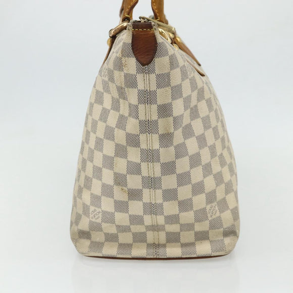 LOUIS VUITTON Damier Azur Saleya MM Tote Bag N51185 LV Auth ti3866