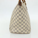 LOUIS VUITTON Damier Azur Saleya MM Tote Bag N51185 LV Auth ti3866-5