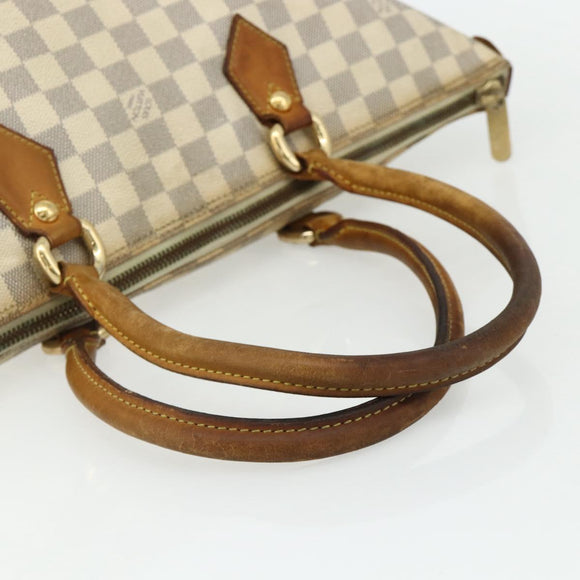 LOUIS VUITTON Damier Azur Saleya MM Tote Bag N51185 LV Auth ti3866