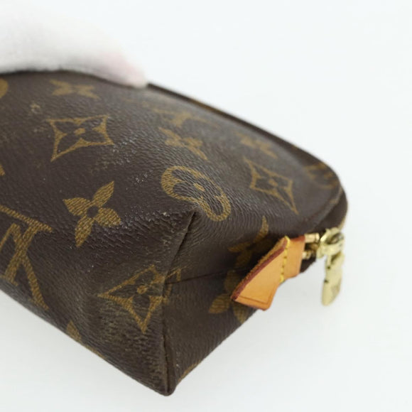 LOUIS VUITTON Monogram Pochette Cosmetic PM Pouch M43998 LV Auth ti3869