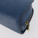 LOUIS VUITTON Epi Dauphine PM Pouch Blue M48445 LV Auth ti3870-16