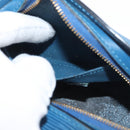 LOUIS VUITTON Epi Dauphine PM Pouch Blue M48445 LV Auth ti3870-11