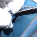LOUIS VUITTON Epi Dauphine PM Pouch Blue M48445 LV Auth ti3870-12