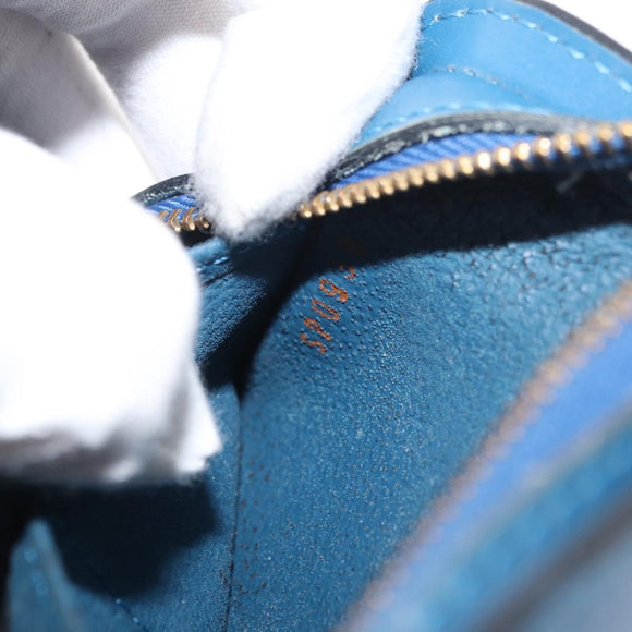 LOUIS VUITTON Epi Dauphine PM Pouch Blue M48445 LV Auth ti3870