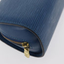 LOUIS VUITTON Epi Dauphine PM Pouch Blue M48445 LV Auth ti3870-7