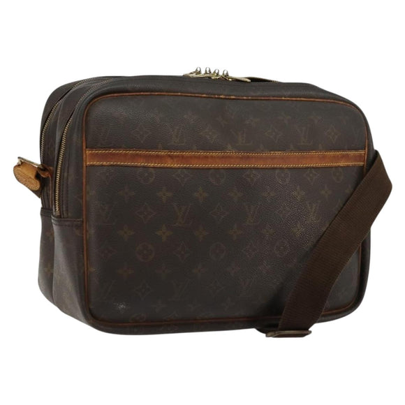 LOUIS VUITTON Monogram Reporter GM Shoulder Bag M45252 LV Auth ti3871