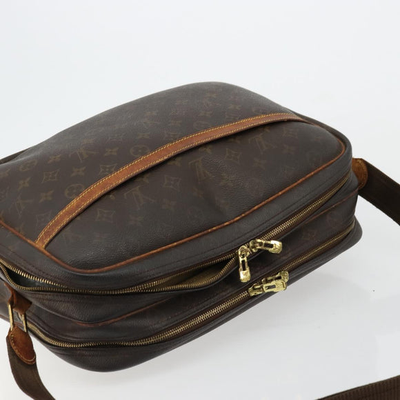 LOUIS VUITTON Monogram Reporter GM Shoulder Bag M45252 LV Auth ti3871