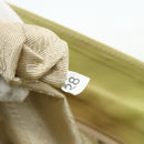 PRADA Hand Bag Nylon Beige Silver Auth ti3872-12