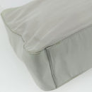 PRADA Hand Bag Nylon Baby Blue Clear Auth ti3873-9