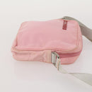 PRADA Sports Hand Bag Nylon 3 Set Black Pink khaki Auth ti3874-11