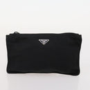 PRADA Sports Hand Bag Nylon 3 Set Black Pink khaki Auth ti3874-16