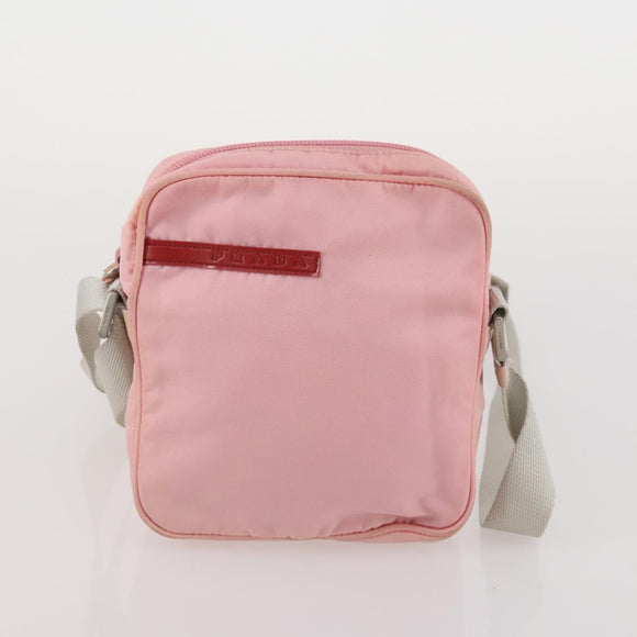 PRADA Sports Hand Bag Nylon 3 Set Black Pink khaki Auth ti3874