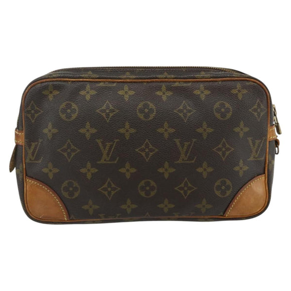 LOUIS VUITTON Monogram Marly Dragonne GM Clutch Bag M51825 LV Auth ti3875