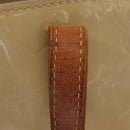 LOUIS VUITTON Monogram Vernis Reade PM Hand Bag Beige M91144 LV Auth ti3878-10