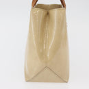 LOUIS VUITTON Monogram Vernis Reade PM Hand Bag Beige M91144 LV Auth ti3878-4