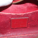 LOUIS VUITTON Epi Dauphine PM Pouch Castilian Red M48447 LV Auth ti3880-9