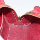LOUIS VUITTON Epi Dauphine PM Pouch Castilian Red M48447 LV Auth ti3880-17