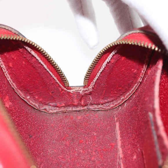 LOUIS VUITTON Epi Dauphine PM Pouch Castilian Red M48447 LV Auth ti3880