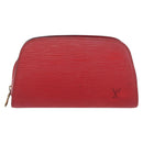 LOUIS VUITTON Epi Dauphine PM Pouch Castilian Red M48447 LV Auth ti3880-13