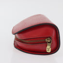 LOUIS VUITTON Epi Dauphine PM Pouch Castilian Red M48447 LV Auth ti3880-4