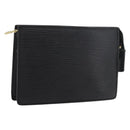LOUIS VUITTON Epi Trousse 15 Pouch Black M48502 LV Auth ti3882-1
