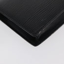 LOUIS VUITTON Epi Trousse 15 Pouch Black M48502 LV Auth ti3882-15