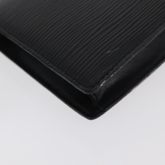 LOUIS VUITTON Epi Trousse 15 Pouch Black M48502 LV Auth ti3882