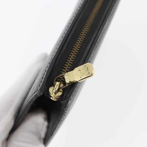 LOUIS VUITTON Epi Trousse 15 Pouch Black M48502 LV Auth ti3882
