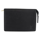 LOUIS VUITTON Epi Trousse 15 Pouch Black M48502 LV Auth ti3882-13