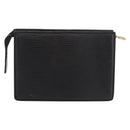 LOUIS VUITTON Epi Trousse 15 Pouch Black M48502 LV Auth ti3882-2