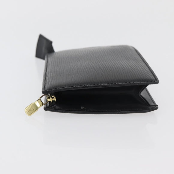 LOUIS VUITTON Epi Trousse 15 Pouch Black M48502 LV Auth ti3882