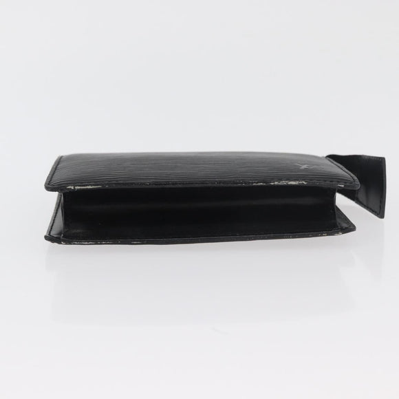LOUIS VUITTON Epi Trousse 15 Pouch Black M48502 LV Auth ti3882