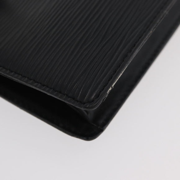 LOUIS VUITTON Epi Trousse 15 Pouch Black M48502 LV Auth ti3882