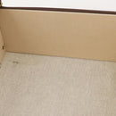 FENDI Zucchino Canvas Trunk PVC Beige Gold Auth ti3888A-19