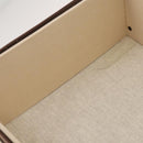 FENDI Zucchino Canvas Trunk PVC Beige Gold Auth ti3888A-20
