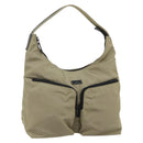 GUCCI Shoulder Bag Nylon Beige 001 3380 1705 Auth ti3889-1