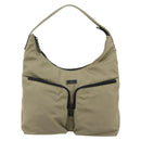 GUCCI Shoulder Bag Nylon Beige 001 3380 1705 Auth ti3889-2