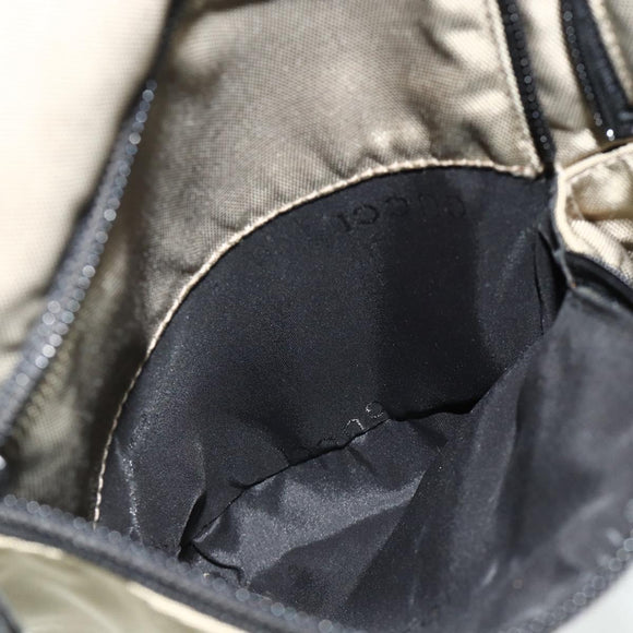 GUCCI Shoulder Bag Nylon Beige 001 3380 1705 Auth ti3889
