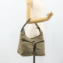 GUCCI Shoulder Bag Nylon Beige 001 3380 1705 Auth ti3889-24