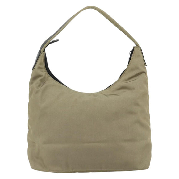 GUCCI Shoulder Bag Nylon Beige 001 3380 1705 Auth ti3889