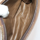 FENDI Zucchino Canvas Shoulder Bag Coated Canvas 3 Set Beige Brown Auth ti3891-14