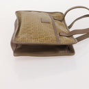 FENDI Zucchino Canvas Shoulder Bag Coated Canvas 3 Set Beige Brown Auth ti3891-17