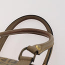 FENDI Zucchino Canvas Shoulder Bag Coated Canvas 3 Set Beige Brown Auth ti3891-6