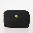 FENDI Pecan Canvas Hand Bag Nylon PVC 4 Set Brown Black Auth ti3892-20